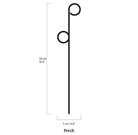 Mini-Pflanzenstütze – Perch – Gold