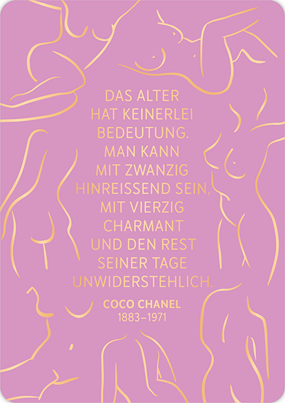 Das Alter hat keinerlei Bedeutung!