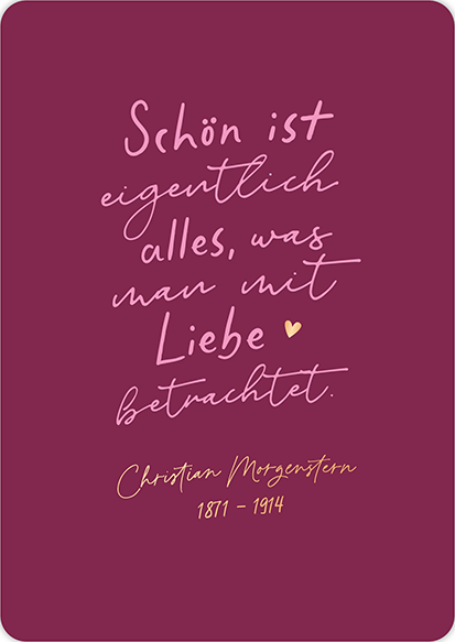 Schön...