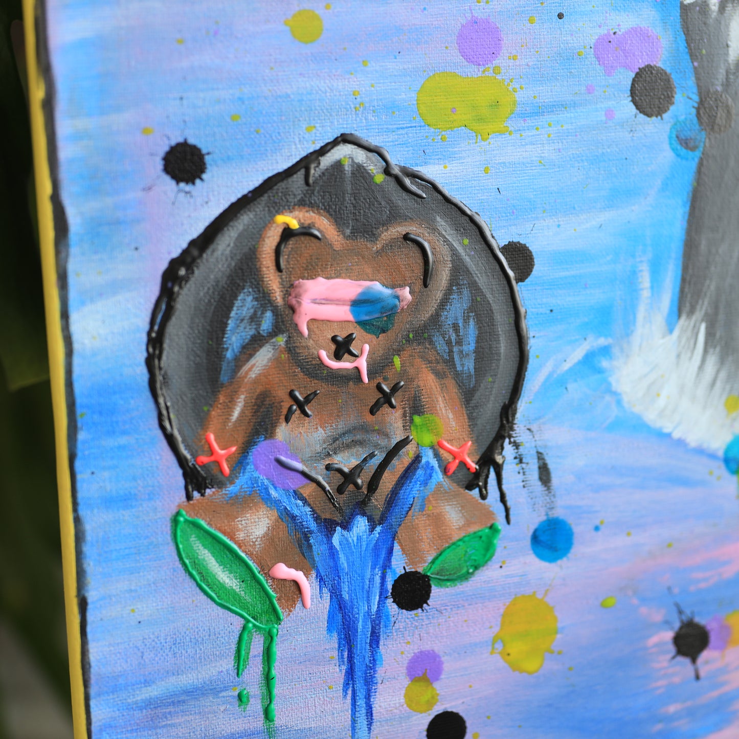 "Head in the water"