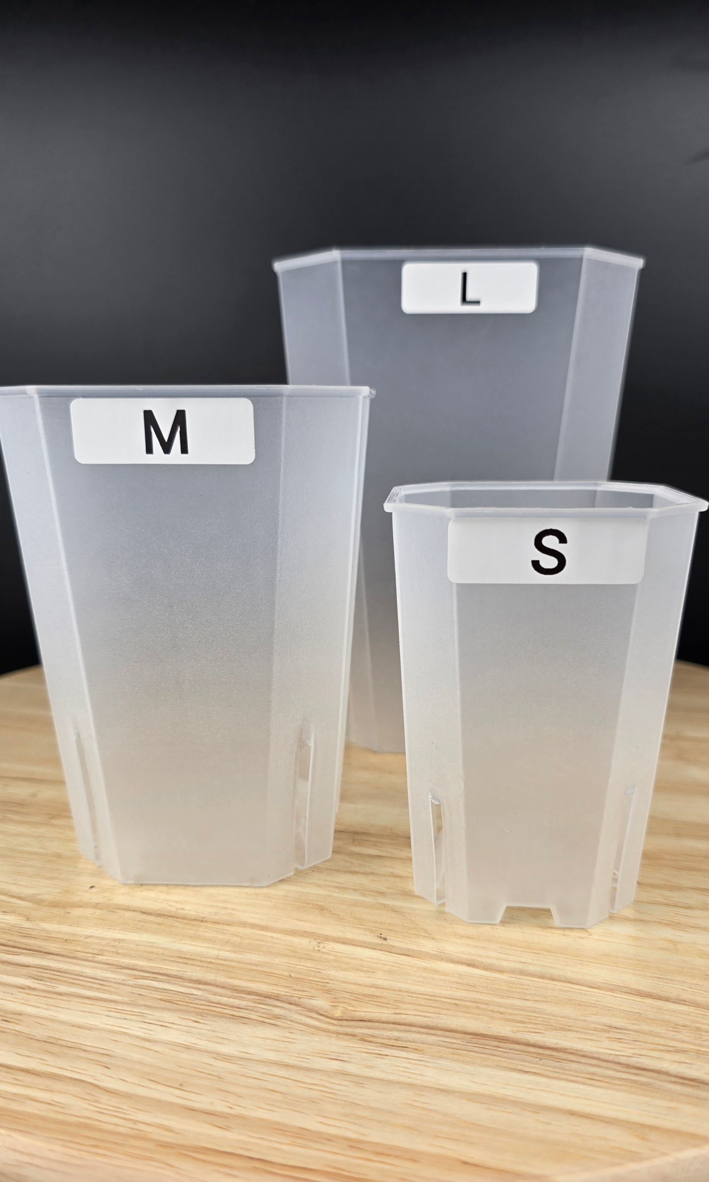 Pflanztöpfe eckig & transparent