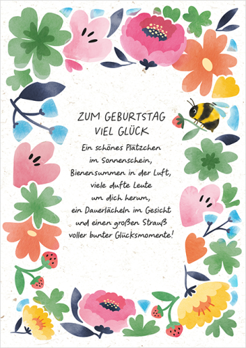 Zum Geburtstag viel Glück