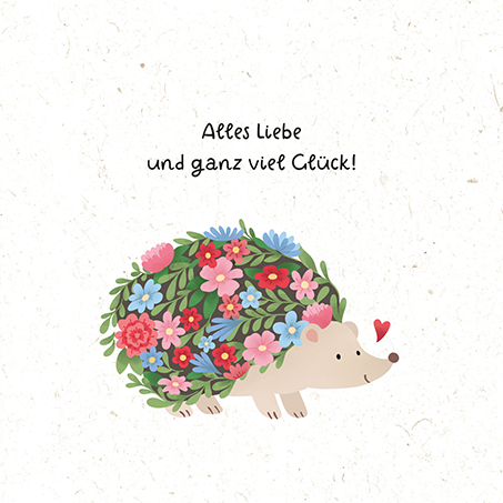 Alles Liebe und ganz viel Glück!