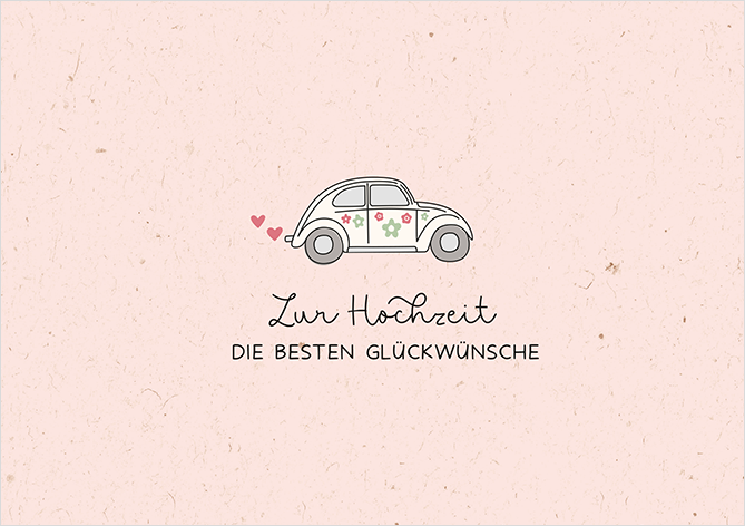 Zur Hochzeit
