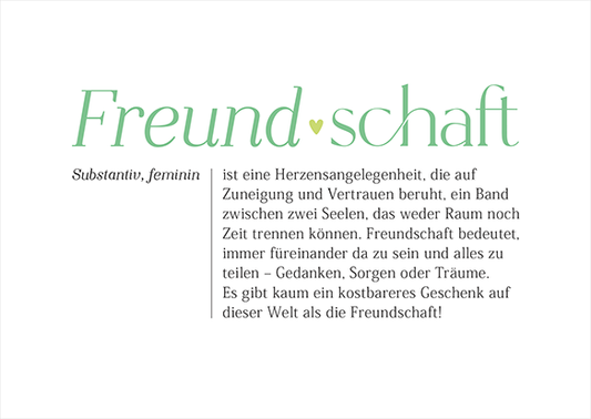 Freundschaft