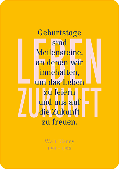 Geburtstage...