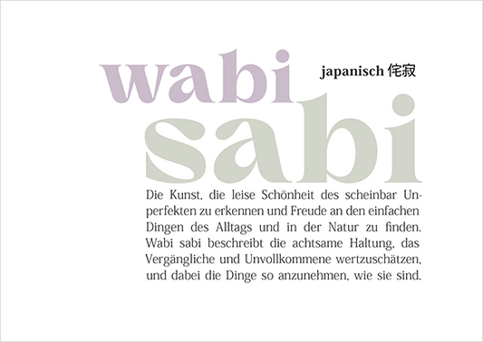 Wabi Sabi