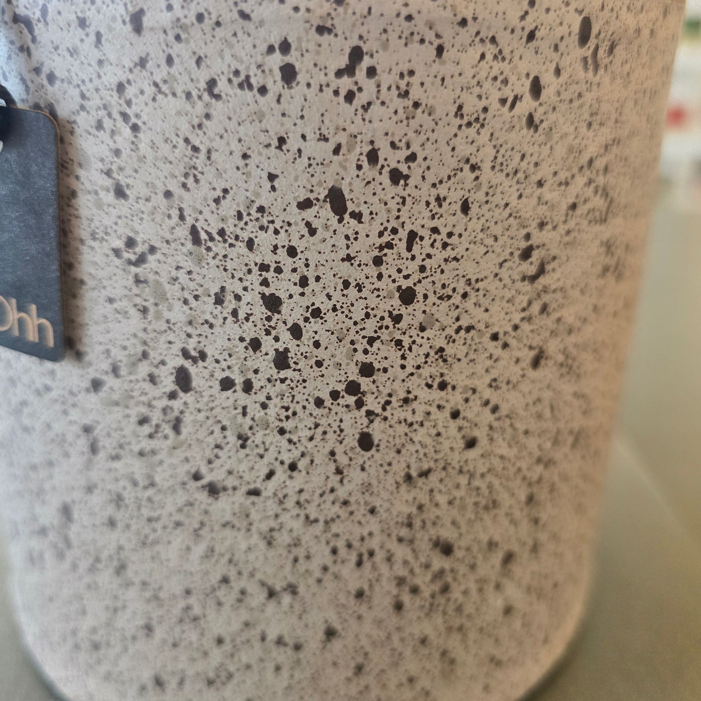 Granite Hand Painted Pot Brown