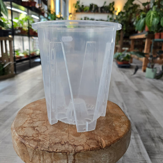 Pflanztopf rund & transparent