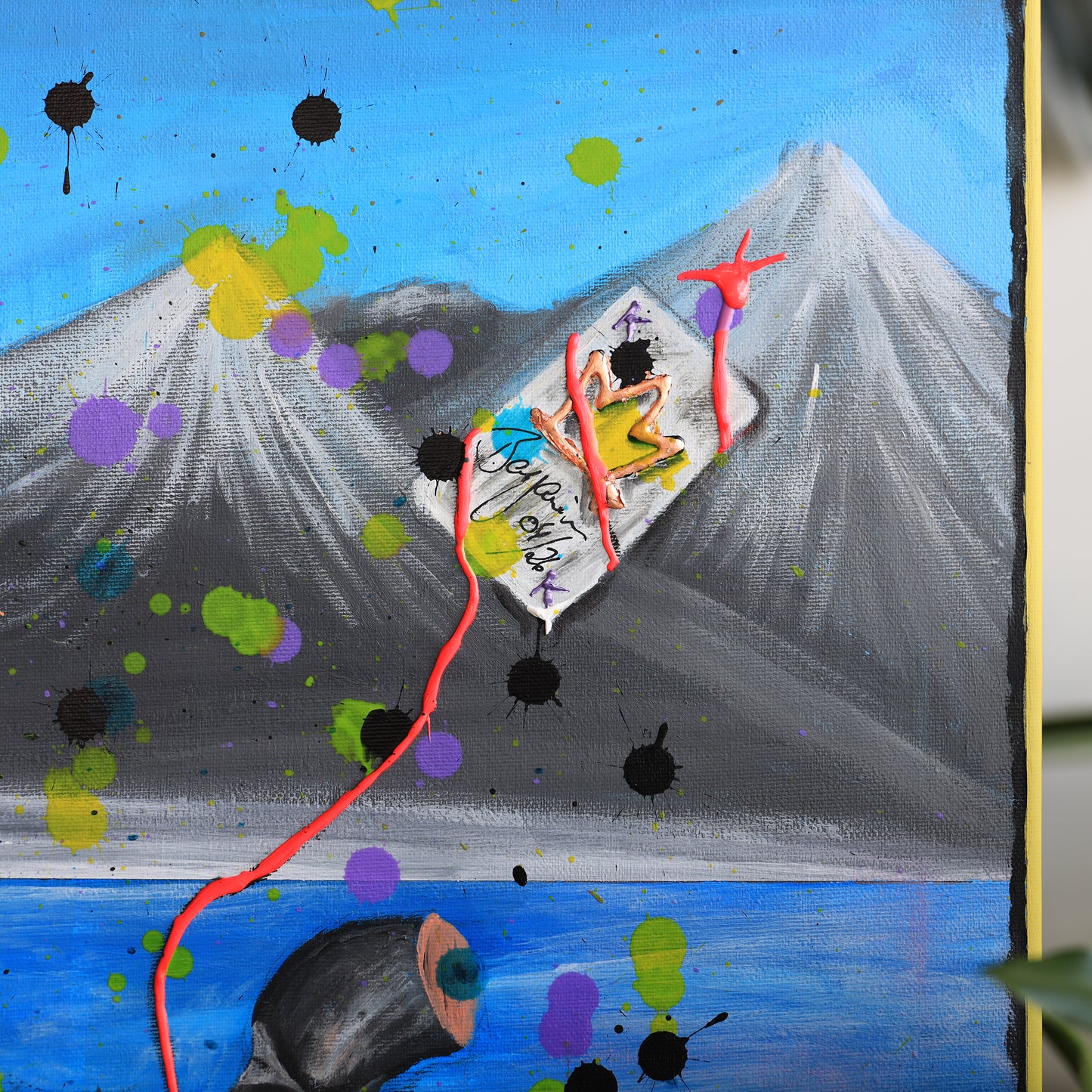 "Head in the water"